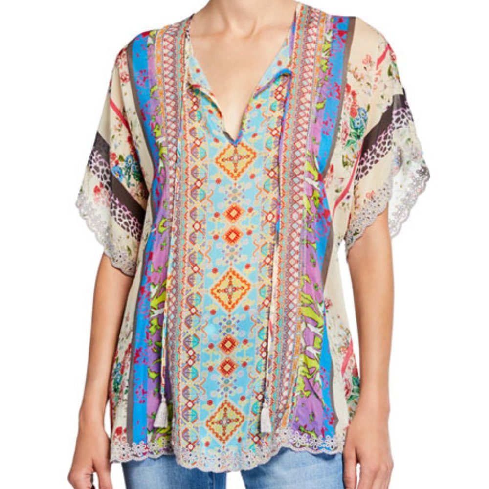 NWT Johnny Was Floral Blouse